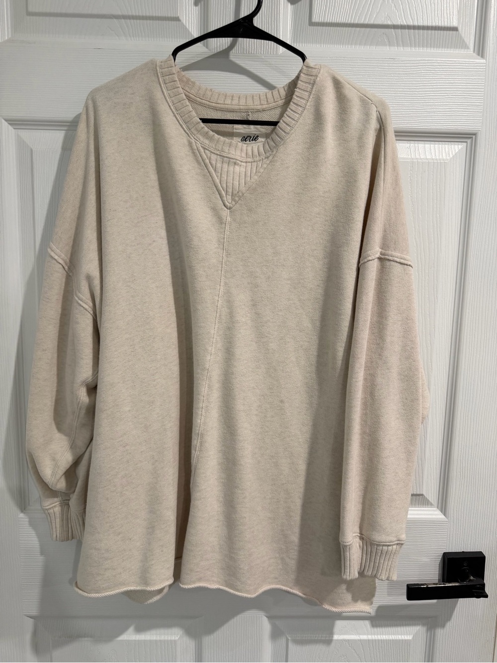 Aerie Cream Crewneck Sweater